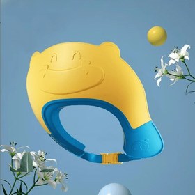 تصویر کلاه حمام سیلیکونی کودک طرح گاو 