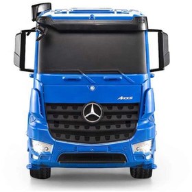 تصویر ماشین بازی کنترلی کانتینر بنز Mercedes Benz Arocs Container Truck برند دابل ای کد E564-003 