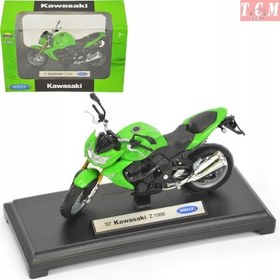 تصویر ماکت موتور سیکلت کاوازاکی - Kawasaki Z1000 2007 Welly 1/18 