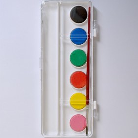 تصویر آبرنگ 6رنگ سیب 