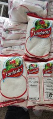 تصویر شکر ۹۰۰ گرمی سردشت دانه‌ریز سفید و کاملاً تصفیه‌شده _ عمده 