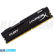 تصویر رم دسکتاپ کینگستون هایپرایکس RAM KINGSTON DDR4 4GB 2400MHz HYPERX Fury 