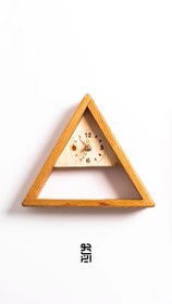 تصویر ساعت مثلثی مینیمال 