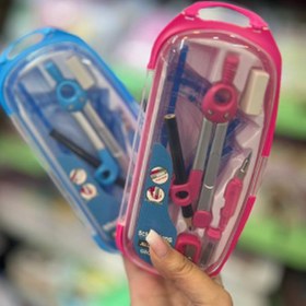 تصویر ست پرگار نقاله گونیا اسکول فنز 