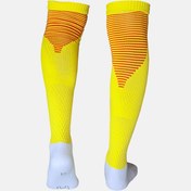 تصویر جوراب کف حوله ای زرد DS4 