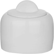 تصویر قندان 6 چینی زرین سری هتلی 49 طرح سفید درجه عالی (20 عدد) 