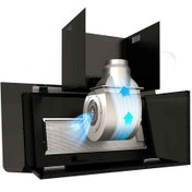 تصویر هود آشپزخانه آلتون مدل H319 _ مشکی Alton kitchen hood h319b