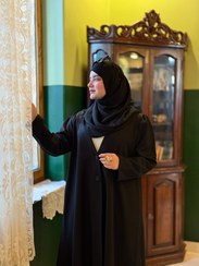 تصویر عبای پیرایه - مشکی 