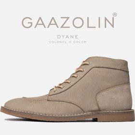 تصویر بوت ژیان گازولین خاکی – GAAZOLIN Dyane Boots Colonel 