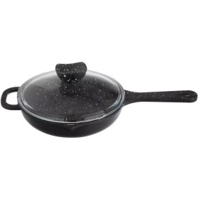 تصویر تابه تکدسته چدنی نالینو مدل انزو Enzo (سایز 22) Nalino Cast-Iron one-Handle Pan Size 22 Enzo