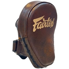 تصویر میت پنجه ای چرم طبیعی طرح FAIRTEX قهوه ای 