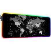 تصویر پد موس گیمینگ 80*30 طرح Map Gaming Mouse Pad Map 30*80cm