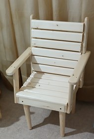 تصویر صندلی کودک مدل دسته دارچوبی باچوب روسی(خرید مستقیم از تولیدکننده) childrens chair model with russian wooden handle