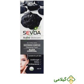 تصویر فوم پاک کننده زغال سودا ( Sevda Cleansing Foam Carbon ) 