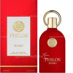 تصویر ادو پرفیوم زنانه الحمبرا مدل Philos Rosso حجم 100میلی لیتر عطر و ادکلن (UNISEX)