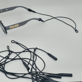 تصویر بند عینک سیلیکنی - مشکی 