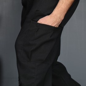 تصویر شلوار کارگو مردانه بنگال مشکی 