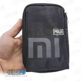 تصویر کیف موبایل ، لوازم و کیف پاور بانک طرح شیائومی مدل گائولما کیف کمری Xiaomi Gaolema Mobile Accessories Bag - MI bag 