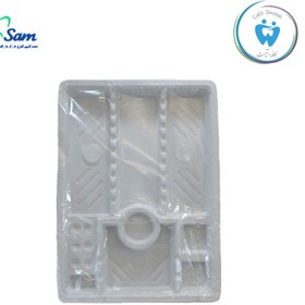 تصویر سینی یکبار مصرف سام دندان Disposable Tray sam 