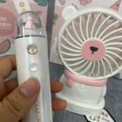 تصویر رطوبت ساز و بخور سرد قابل حمل با پنکه 