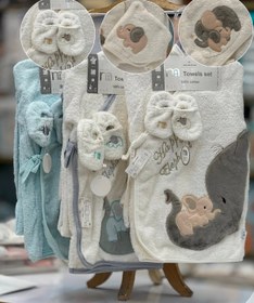 تصویر ست حوله پنج تکه مادرکر Mother care - فیل 