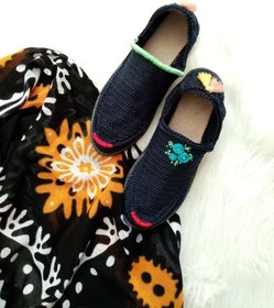 تصویر گیوه زیره پیو گلدوزی شده - 37 Give