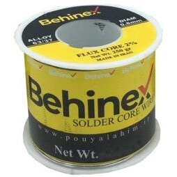 تصویر سیم لحیم بهینکس 250 گرم 0.8 میل Behinx solder wire 250gr 0.8ml