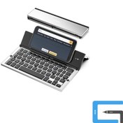 تصویر کیبورد بی‌سیم تاشو Geyes مدل GK-608 