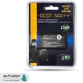 تصویر باتری شارژی B107 مناسب برای تلفن بی‌سیم پاناسونیک برند بست BEST NGH 