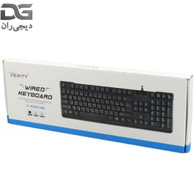 تصویر کیبورد اورجینال سیم دار برند وریتی مدل V_KB6126 ORIGINAL WIRED KKEYBOARD BRAND VERITY MODEL : V_KB6126