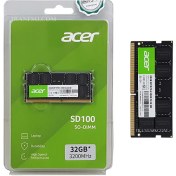 تصویر رم لپ تاپ 32 گیگ ایسر DDR4-3200 گارانتی آواژنگ 