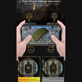 تصویر دسته بازی کالاف و پابجی مگنتی ایکس 10 V3 pubg call of duty controller v3