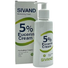 تصویر کرم مرطوب کننده اوره و اوسرین ۵ درصد سیوند ۱۵۰ میلی لیتر Sivand Deep Moisturizer 5% Eucerin Cream 150ml