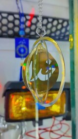 تصویر آویز آینه لیزری 3بعدی 