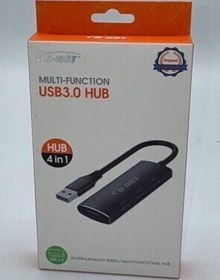 تصویر هاب TYPE-C دی نت مدل Multi-Function با 4 پورت USB3.0 کد کالا 1710 