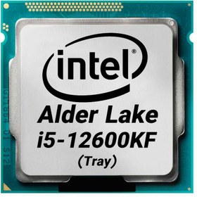 تصویر پردازنده کامپیوتر اینتل مدل Core i5-12600KF Alder Lake Tray Intel Core i5-12600KF Alder Lake Tray Computer Processor