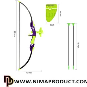 تصویر تیر و کمان با غلاف تیر کوچک آیتم 9807 