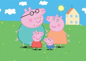 تصویر دانلود کارتون پپا پیگ با زیرنویس انگلیسی-4 فصل- (peppa pig) 