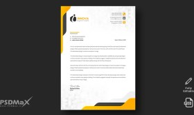 تصویر طرح سربرگ لایه باز قابل ویرایش 