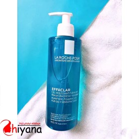 تصویر ژل شستشوی پوست چرب افکلار لاروش پوزای حجم 400 میل LA ROCHE-POSAY Effaclar Purifying Foaming Gel 400ml