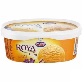 تصویر بستنی رویا زعفرانی میهن 1 لیتری 