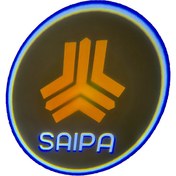 تصویر ال ای دی لوگو زیر درب ماشین (ولکام لایت) سایپا LED logo SAIPA 