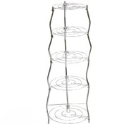 تصویر پایه قابلمه موج دار ۵ طبقه - 5 layer corrugated pot base 