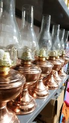 تصویر چراغ نفتی فلزی ۴۵ سانتی سنتی و مقاوم 