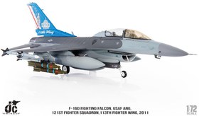 تصویر ماکت جنگنده اف 16 فالکون نیروی هوایی امریکا | Jc Wings 1:72 F16D Fighting Falcon USAF 