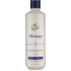 تصویر شامپو مغذی و انرژی بخش مورینگا مناسب موی فر شماره 5 حجم 200 میلی لیتر Nourishing and energizing moringa shampoo suitable for curly hair number 5 200ml