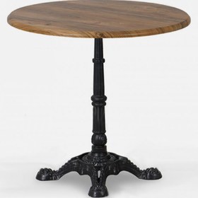 تصویر میز گرد فلزی پایه چدن مدل MA-104 