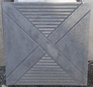 تصویر موزاییک پلیمری طرح ضربدری در ابعاد ۴۰*۴۰ - مشکی Cross design polymer mosaic in dimensions 40x40