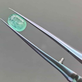 تصویر زمرد بیضی کد 37264 