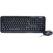 تصویر کیبورد و ماوس با سیم تسکو مدل TK8056 